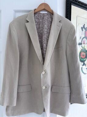 Lauren Ralph Lauren Light Beige Two-Button Sport Coat